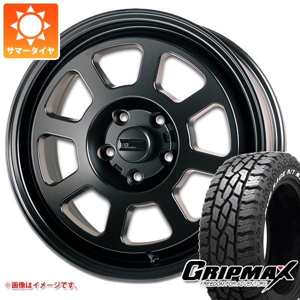 【タイヤ交換対象】アウトランダー GF/GG系用 サマータイヤ グリップマックス マッドレイジ R/T MAX LT225/70R16 102/99R ホワイトレター KGホイール KW01 7.0-16 タイヤホイール4本セット