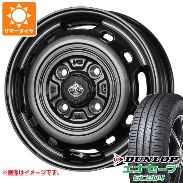 【タイヤ交換対象】キャリイ DA16T用 サマータイヤ ダンロップ エナセーブ EC204 165/65R14 79S ランドフット XFG 4.5-14 タイヤホイール4本セット