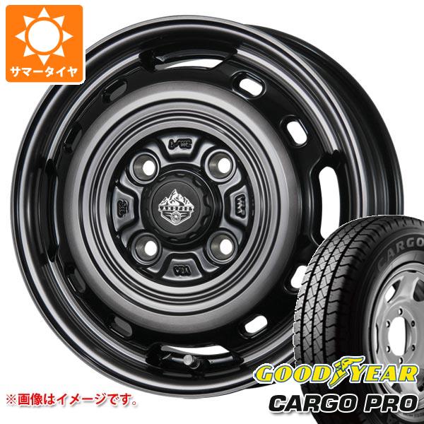 【タイヤ交換対象】NV200バネット M20用 サマータイヤ グッドイヤー カーゴ プロ 175/80R14 99/98N (175R14 8PR相当) ランドフット XFG 5.0-14 タイヤホイール4本セット