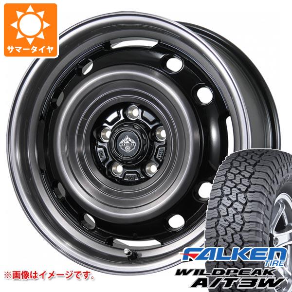 【タイヤ交換対象】エクリプスクロス GK系用 サマータイヤ ファルケン ワイルドピーク A/T3W 235/70R16 109T XL ランドフット XFG 7.0-16 タイヤホイール4本セット