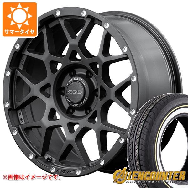 【タイヤ交換対象】ハイエース 200系用 サマータイヤ オーレンカウンター クラシックオーバル 215/65R16C 109/107T ホワイト/イエローリボン レイズ デイトナ M8 6.5-16 タイヤホイール4本セット