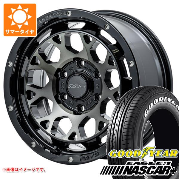【タイヤ交換対象】ハイエース 200系用 2026年製 サマータイヤ グッドイヤー イーグル ＃1 ナスカープラス 215/65R16C 109/107R ホワイトレター レイズ デイトナ M9+ 6.5-16 タイヤホイール4本セット