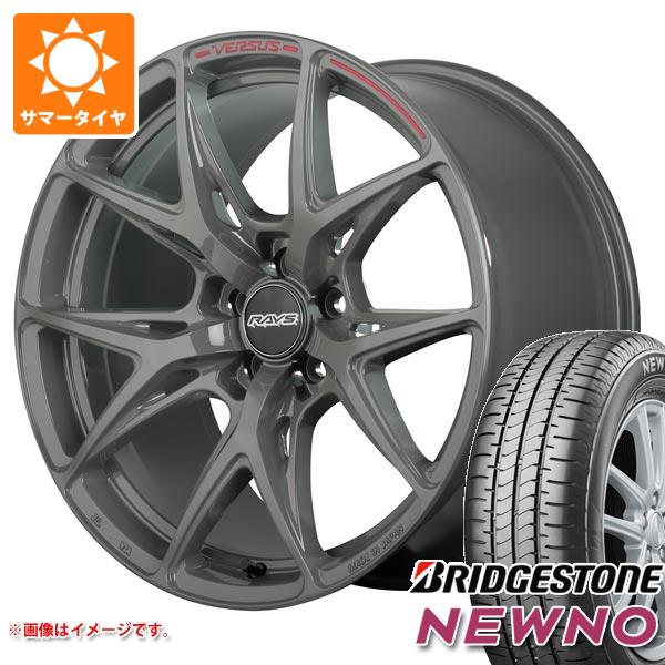 【タイヤ交換対象】サマータイヤ 235/40R18 95W XL ブリヂストン ニューノ レイズ ベルサス クラフトコレクション VV21S 8.0-18 タイヤホイール4本セット