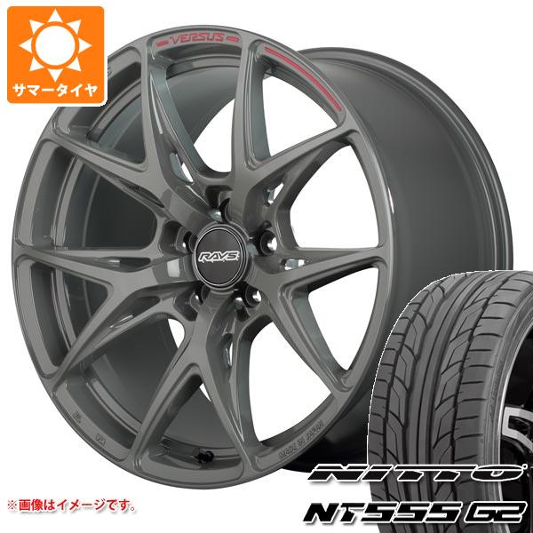 【タイヤ交換対象】サマータイヤ 215/40R18 89W XL ニットー NT555 G2 レイズ ベルサス クラフトコレクション VV21S 8.0-18 タイヤホイール4本セット