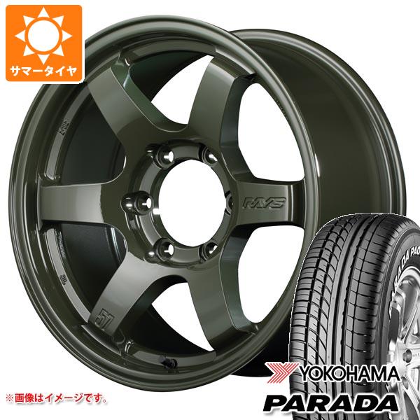 【タイヤ交換対象】ハイエース 200系用 2024年製 サマータイヤ ヨコハマ パラダ PA03 215/65R16C 109/107S ホワイトレター レイズ グラムライツ 57DR-X LTD 6.5-16 タイヤホイール4本セット