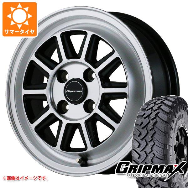 【タイヤ交換対象】アトレーワゴン S300系用 サマータイヤ グリップマックス マッドレイジ M/T 185R14C 102/100Q ホワイトレター ドゥオール フェニーチェ RX4 4.5-14 タイヤホイール4本セット