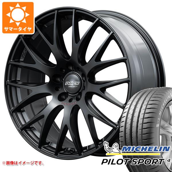 【タイヤ交換対象】サマータイヤ 225/55R19 103Y XL ミシュラン パイロットスポーツ4 NF0 ポルシェ承認 レイズ ホムラ 2x9 プラス スポーツエディション 7.5-19 タイヤホイール4本セット