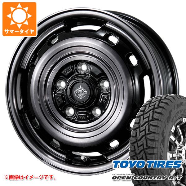 【タイヤ交換対象】タウンエース バン 400系用 サマータイヤ トーヨー オープンカントリー R/T 165/80R14 97/95N ホワイトレター ランドフット XFG 5.0-14 タイヤホイール4本セット