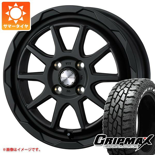 【タイヤ交換対象】エブリイワゴン DA17W用 サマータイヤ グリップマックス マッドレイジ R/T MAX 145R14C 85/83Q ホワイトレター マッドヴァンス06 4.5-14 タイヤホイール4本セット