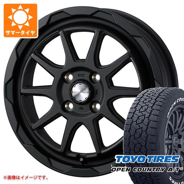 【タイヤ交換対象】キャリイ DA16T用 2025年製 サマータイヤ トーヨー オープンカントリー A/T3 165/80R14 97/95N LT ホワイトレター マッドヴァンス06 4.5-14 タイヤホイール4本セット