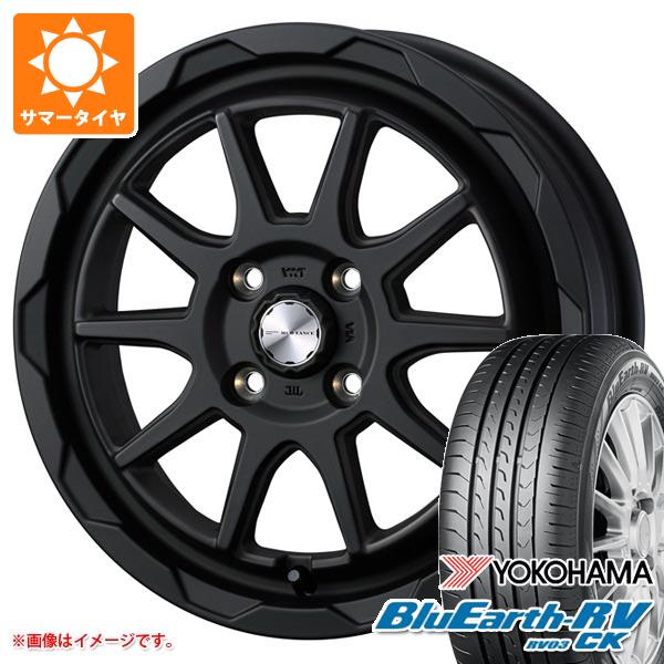 【タイヤ交換対象】キャリイ DA16T用 2024年製 サマータイヤ ヨコハマ ブルーアースRV RV03CK 165/65R14 79S マッドヴァンス06 4.5-14 タイヤホイール4本セット