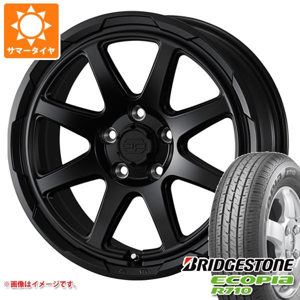 【タイヤ交換対象】タウンエース バン 400系前期用 サマータイヤ ブリヂストン エコピア R710 175/80R14 99/98N (175R14 8PR相当) スタットベルク 5.0-14 タイヤホイール4本セット