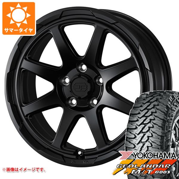 【タイヤ交換対象】エクリプスクロス GK系用 サマータイヤ ヨコハマ ジオランダー M/T G003 LT225/65R17 107/103Q スタットベルク 7.0-17 タイヤホイール4本セット