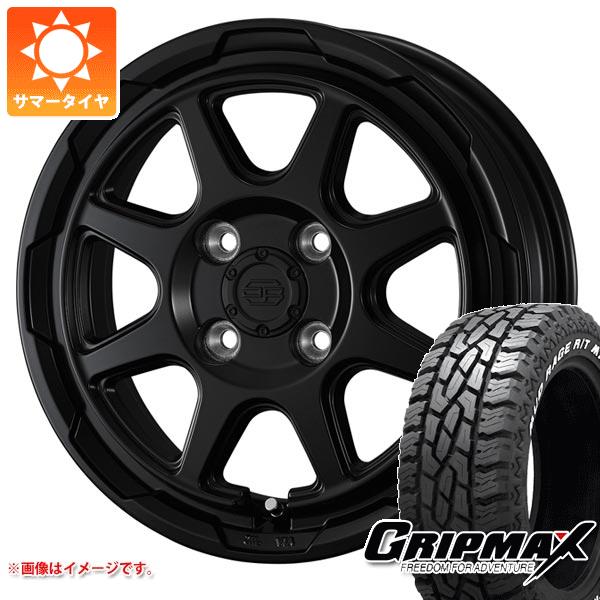 【タイヤ交換対象】キャリイ DA16T用 サマータイヤ グリップマックス マッドレイジ R/T MAX 165/60R15 77Q ホワイトレター スタットベルク 4.5-15 タイヤホイール4本セット