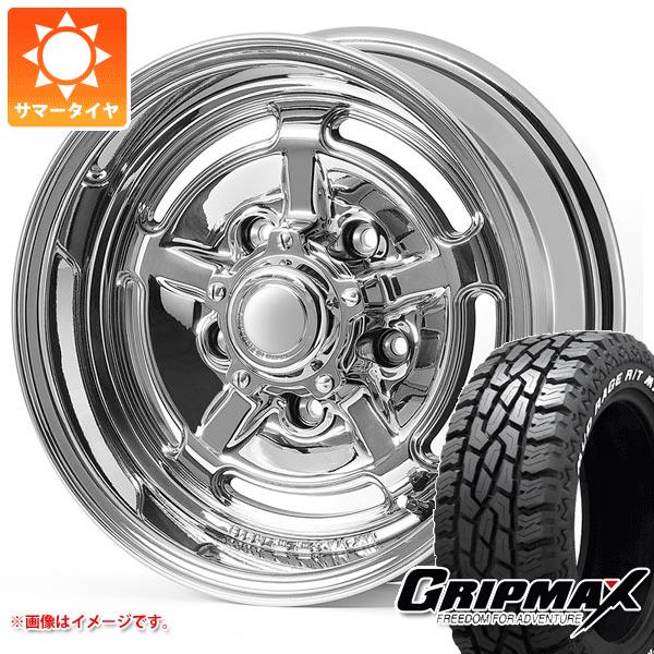 【タイヤ交換対象】ジムニーシエラ JB74W用 サマータイヤ グリップマックス マッドレイジ R/T MAX 195/80R15 96Q ホワイトレター アピオ ワイルドボア HR 6.0-15 タイヤホイール4本セット