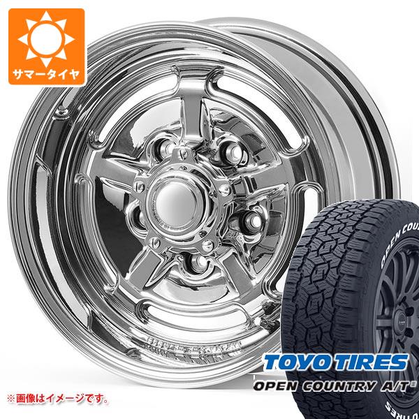 【タイヤ交換対象】ジムニーシエラ JB74W用 2024年製 サマータイヤ トーヨー オープンカントリー A/T3 195/80R15 107/105N LT ホワイトレター アピオ ワイルドボア HR 6.0-15 タイヤホイール4本セット