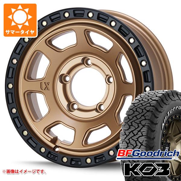 【タイヤ交換対象】5本セット ジムニー用 サマータイヤ BFグッドリッチ オールテレーンT/A KO3 LT175/80R16 92S ホワイトレター MLJ エクストリームJ XJ07 5.5-16 タイヤホイール5本セット