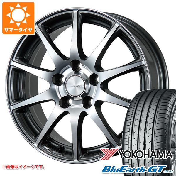 【タイヤ交換対象】サマータイヤ 225/55R16 99W XL ヨコハマ ブルーアースGT AE51 エコフォルム CRS23 6.5-16 タイヤホイール4本セット
