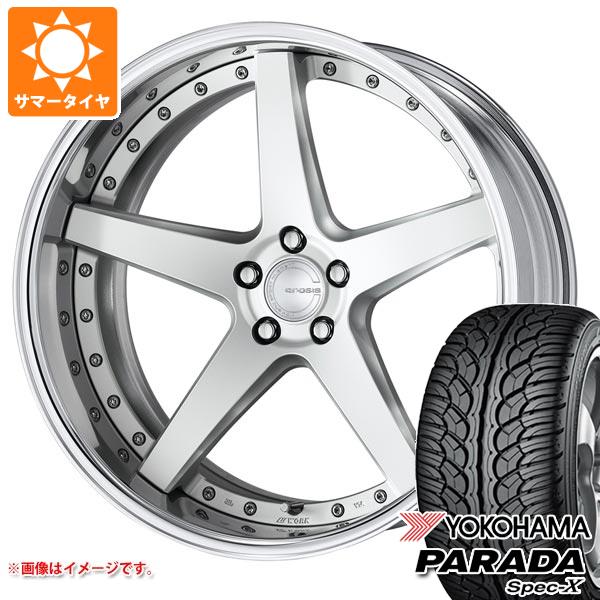 【タイヤ交換対象】サマータイヤ 235/35R20 92W XL ヨコハマ パラダ スペック-X PA02 ワーク グノーシス CVF 8.5-20 タイヤホイール4本セット