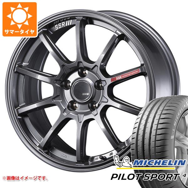 【タイヤ交換対象】サマータイヤ 225/55R19 103Y XL ミシュラン パイロットスポーツ4 NF0 ポルシェ承認 SSR GTV05 8.0-19 タイヤホイール4本セット