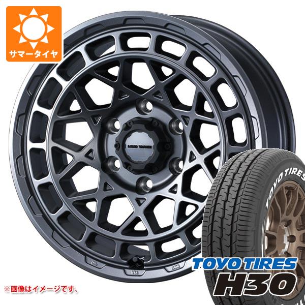 【タイヤ交換対象】NV350キャラバン E26用 サマータイヤ トーヨー H30 215/65R16 C 109/107R ホワイトレター マッドヴァンスX タイプM 6.5-16 タイヤホイール4本セット