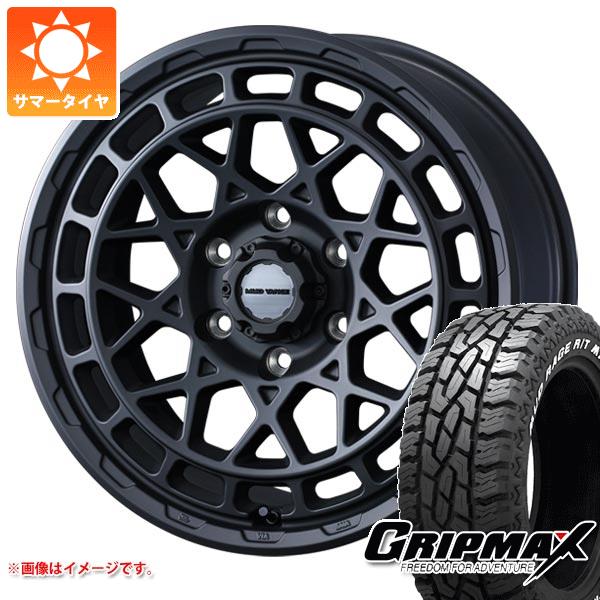 【タイヤ交換対象】NV350キャラバン E26用 サマータイヤ グリップマックス マッドレイジ R/T MAX LT215/70R16 100/97R ホワイトレター マッドヴァンスX タイプM 6.5-16 タイヤホイール4本セット