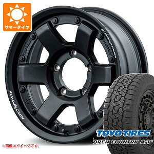 【タイヤ交換対象】5本セット ジムニーシエラ JB74W用 サマータイヤ トーヨー オープンカントリー A/T3 195/80R15 96S ブラックレター ナイトロパワー M6 カービン 6.0-15 タイヤホイール5本セット