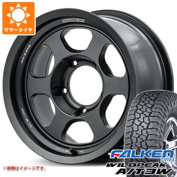 【タイヤ交換対象】ランドクルーザー70 GRJ76K用 サマータイヤ ファルケン ワイルドピーク A/T3W LT285/75R16 126/123Q レイズ ボルクレーシング TE37XT リミテッド 8.0-16 タイヤホイール4本セット