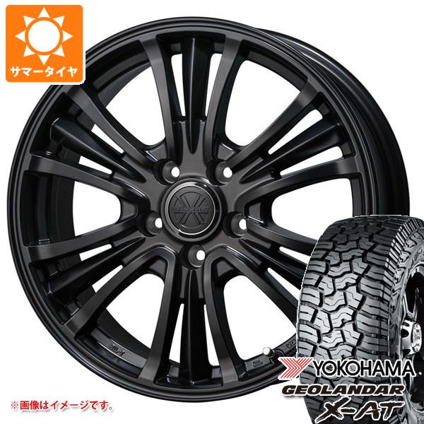 【タイヤ交換対象】RAV4 50系用 サマータイヤ ヨコハマ ジオランダー X-AT G016 LT245/65R17 105/102Q アウトラインホワイトレター バザルト エックスタイプ2 7.0-17 タイヤホイール4本セット