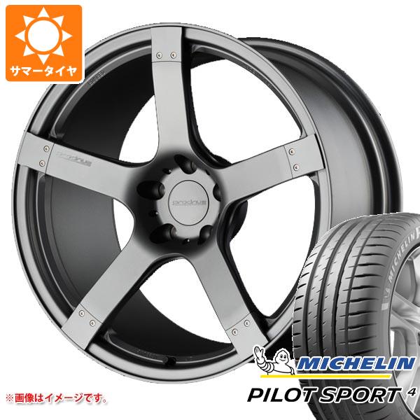 【タイヤ交換対象】サマータイヤ 225/55R19 103Y XL ミシュラン パイロットスポーツ4 NF0 ポルシェ承認 プロドライブ GC-05N 8.0-19 タイヤホイール4本セット