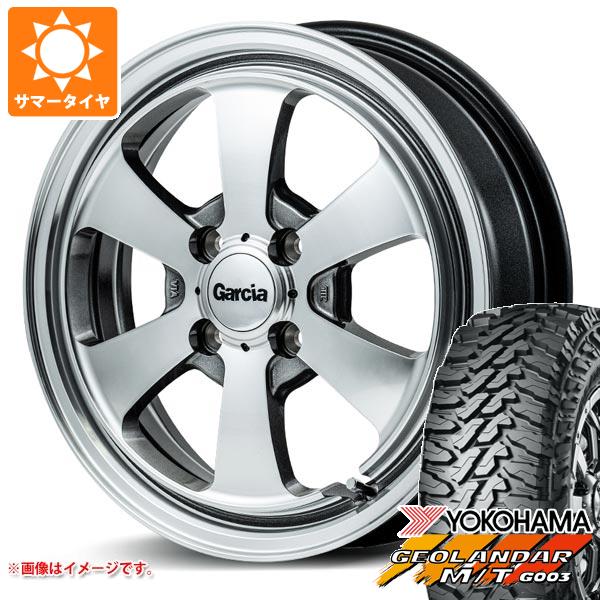 【タイヤ交換対象】キャリイ DA16T用 サマータイヤ ヨコハマ ジオランダー M/T G003 145/80R12 80/78N LT ガルシア ダラス6 4.0-12 タイヤホイール4本セット