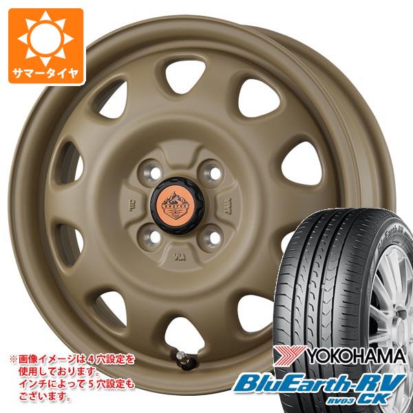 【タイヤ交換対象】キャリイ DA16T用 サマータイヤ 2024年製 ヨコハマ ブルーアースRV RV03CK 165/60R15 77H ランドフット SWZ 4.5-15 タイヤホイール4本セット