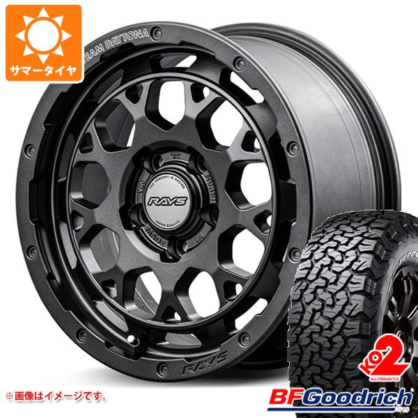 【タイヤ交換対象】デリカD5用 サマータイヤ 2023年製 BFグッドリッチ オールテレーンT/A KO2 LT235/70R16 104/101S ホワイトレター レイズ デイトナ M9+ スペックM 7.0-16 タイヤホイール4本セット