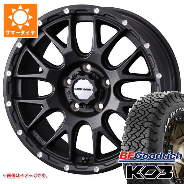【タイヤ交換対象】エクリプスクロス GK系用 サマータイヤ BFグッドリッチ オールテレーンT/A KO3 LT235/70R16 110/107S ホワイトレター マッドヴァンス08 7.0-16 タイヤホイール4本セット