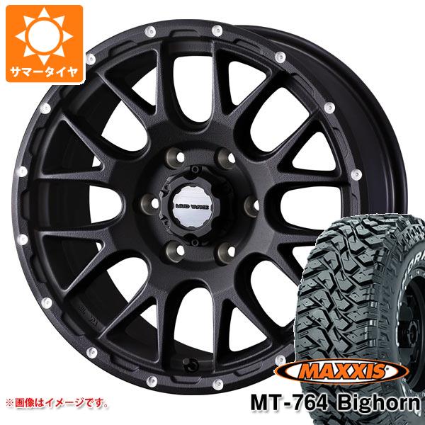 【タイヤ交換対象】サマータイヤ 265/70R17 118/115Q 8PR マキシス MT-764 ビッグホーン ホワイトレター マッドヴァンス08 8.0-17 タイヤホイール4本セット