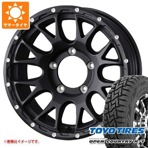 【タイヤ交換対象】5本セット ジムニー用 2024年製 サマータイヤ トーヨー オープンカントリー R/T 185/85R16 105/103N LT ホワイトレター マッドヴァンス08 5.5-16 タイヤホイール5本セット