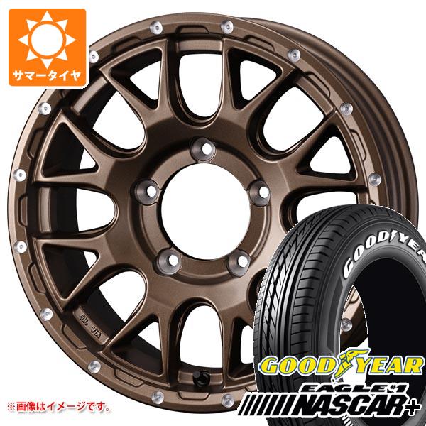 乐天商城 - 【タイヤ交換対象】スズキ ジムニーノマド JC74W用 2026年製 サマータイヤ グッドイヤー イーグル ＃1 ナスカープラス 195/80R15 107/105N ホワイトレター マッドヴァンス08 6.0-15 タイヤホイール4本セット