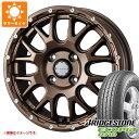 【タイヤ交換対象】キャリイ DA16T用 サマータイヤ ブリヂストン エコピア R710 145/80R12 80/78N (145R12 6PR相当) マッドヴァンス08 4.0-12 タイヤホイール4本セット