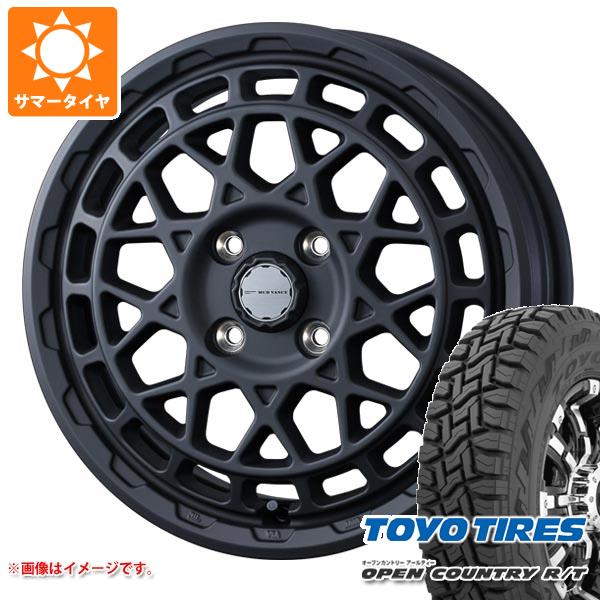 【タイヤ交換対象】キャリイ DA16T用 サマータイヤ トーヨー オープンカントリー R/T 165/65R15 81Q ホワイトレター マッドヴァンスX タイプM 4.5-15 タイヤホイール4本セット