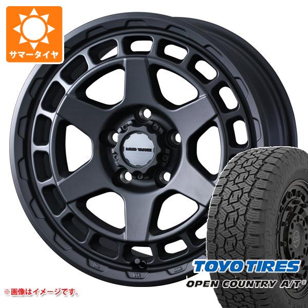 【タイヤ交換対象】エクリプスクロス GK系用 2025年製 サマータイヤ トーヨー オープンカントリー A/T3 215/70R16 100T ブラックレター マッドヴァンスX タイプS 7.0-16 タイヤホイール4本セット