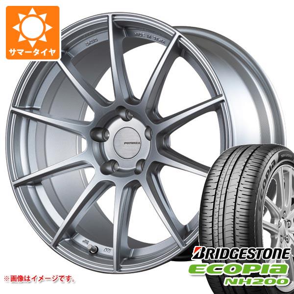 【タイヤ交換対象】サマータイヤ 205/65R16 95H ブリヂストン エコピア NH200 ポテンザ SW010 7.0-16 タイヤホイール4本セット