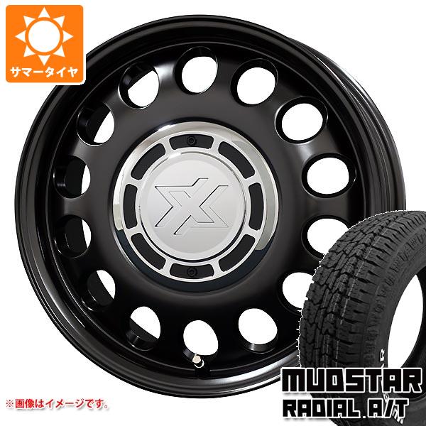 【タイヤ交換対象】キャリイ DA16T用 サマータイヤ マッドスター ラジアル A/T 165/60R15 77S ホワイトレター コスミック クロスブラッド スティール 4.5-15 タイヤホイール4本セット