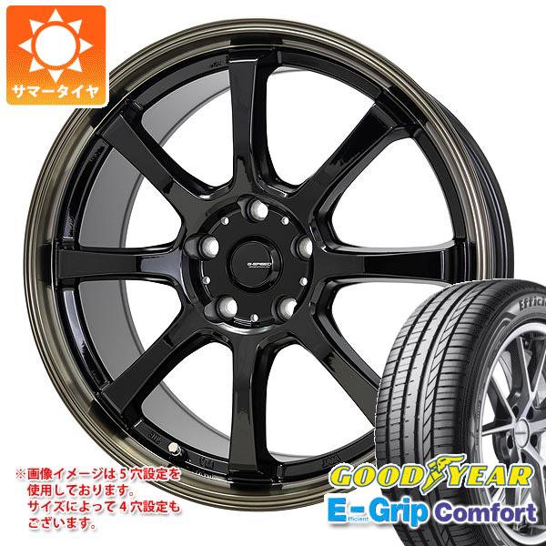 【タイヤ交換対象】サマータイヤ 155/55R14 69V グッドイヤー エフィシエントグリップコンフォート ジースピード P-08 4.5-14 タイヤホイール4本セット