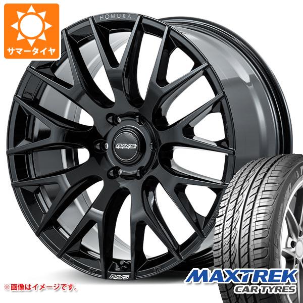 【タイヤ交換対象】ランドクルーザー300用 サマータイヤ マックストレック フォルティス T5 275/55R20 117V XL レイズ ホムラ 2x9R 9.0-20 タイヤホイール4本セット