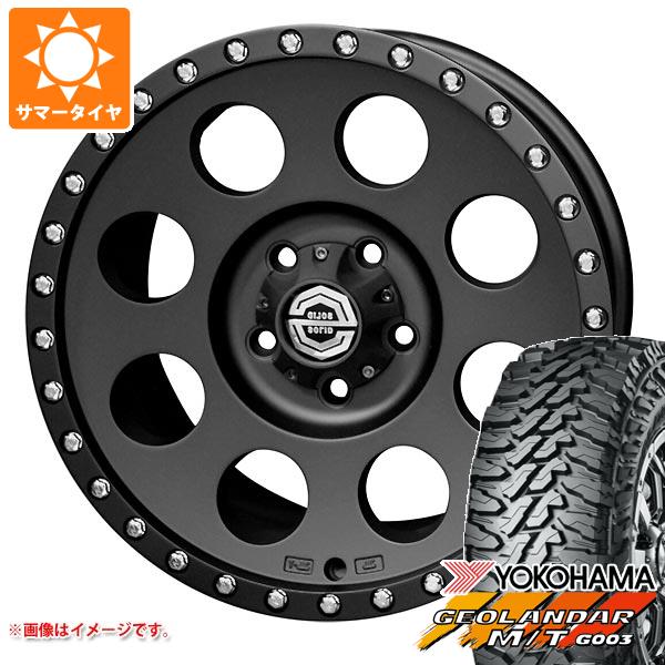 【タイヤ交換対象】デリカD5用 サマータイヤ ヨコハマ ジオランダー M/T G003 LT225/75R16 115/112Q ソリッドレーシング アイメタル X 32 8.0-16 タイヤホイール4本セット