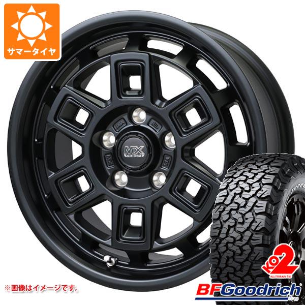 【タイヤ交換対象】デリカD5用 サマータイヤ BFグッドリッチ オールテレーンT/A KO2 LT225/65R17 107/103S ブラックレター マッドクロス アイヴァー 7.0-17 タイヤホイール4本セット