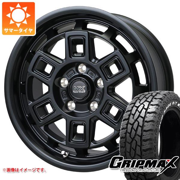 【タイヤ交換対象】エクリプスクロス GK系用 サマータイヤ グリップマックス マッドレイジ R/T MAX LT215/70R16 100/97R ホワイトレター マッドクロス アイヴァー 7.0-16 タイヤホイール4本セット