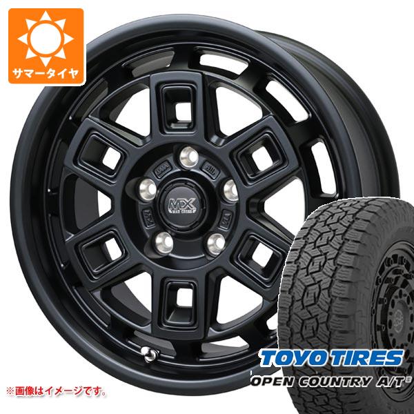 【タイヤ交換対象】アウトランダー GF/GG系用 サマータイヤ トーヨー オープンカントリー A/T3 215/70R16 100T ブラックレター マッドクロス アイヴァー 7.0-16 タイヤホイール4本セット