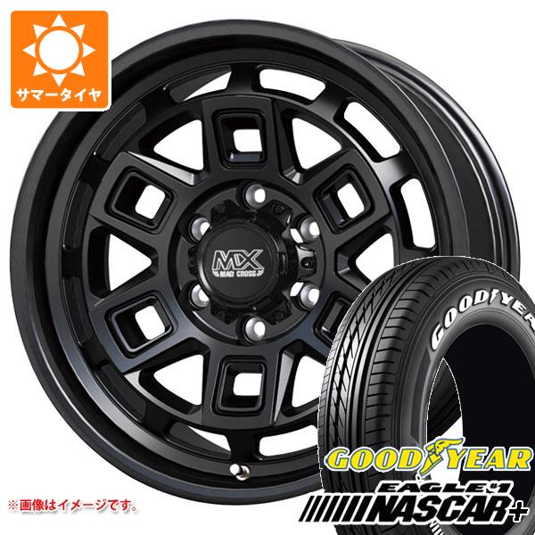 【タイヤ交換対象】ハイエース 200系用 2026年製 サマータイヤ グッドイヤー イーグル ＃1 ナスカープラス 215/65R16C 109/107R ホワイトレター マッドクロス アイヴァー 6.5-16 タイヤホイール4本セット