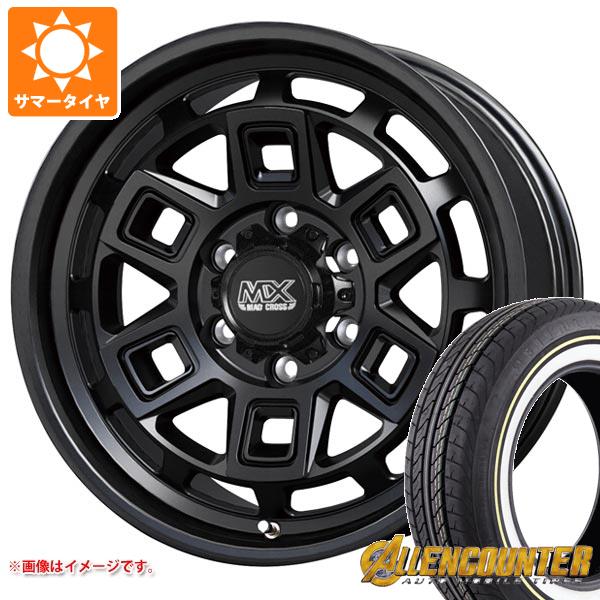 【タイヤ交換対象】NV350キャラバン E26用 サマータイヤ オーレンカウンター クラシックオーバル 215/65R16C 109/107T ホワイト/イエローリボン マッドクロス アイヴァー 6.5-16 タイヤホイール4本セット